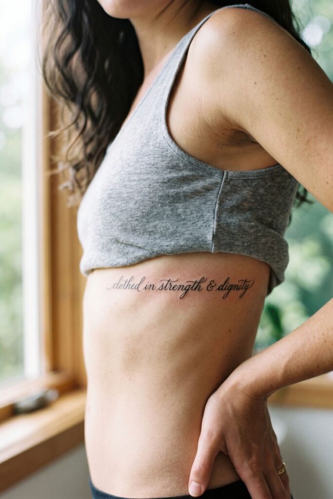 "She Is Clothed in Strength and Dignity" — Proverbs 31:25