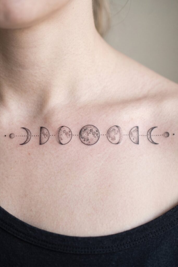 Moon Phases Tattoo