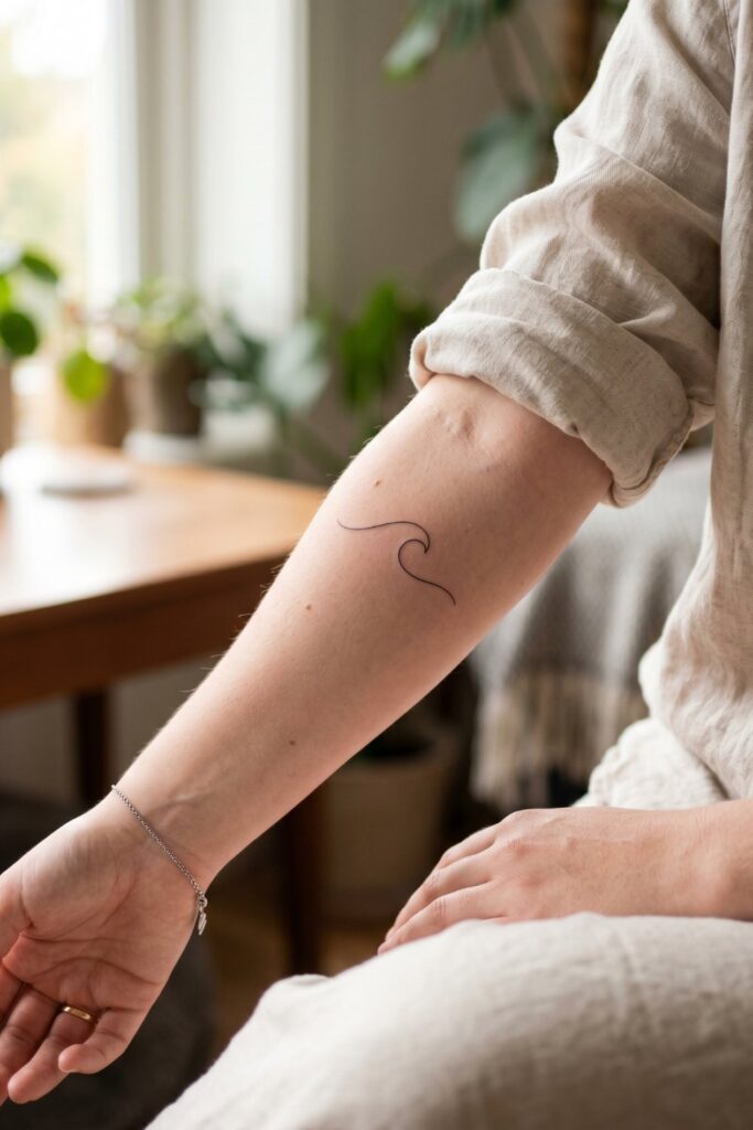 A Wave Tattoo
