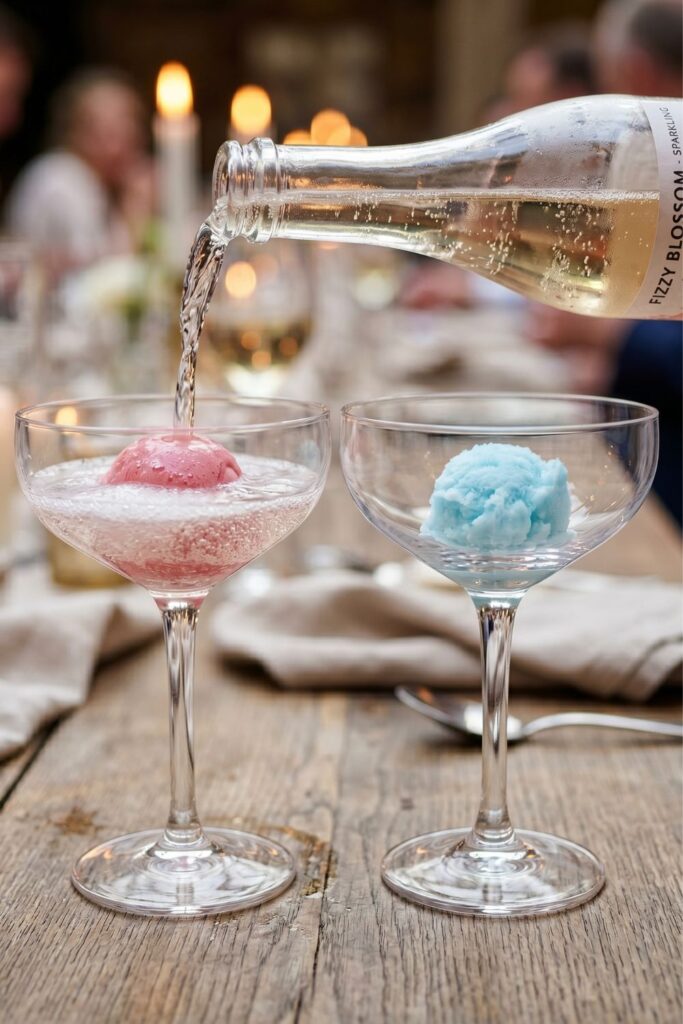 The "Champagne & Sorbet" Toast