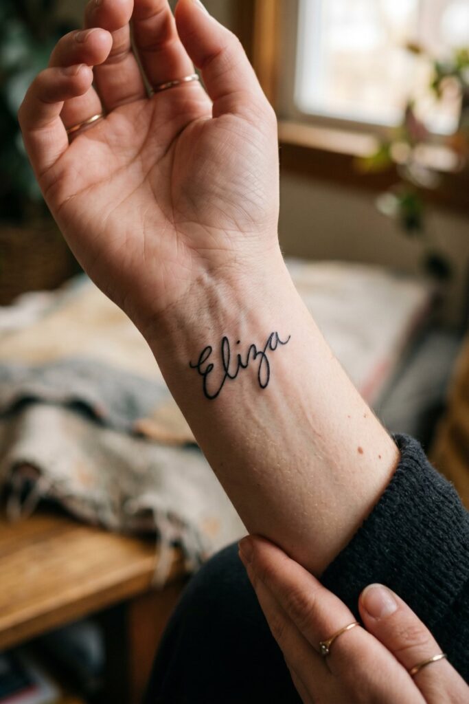 Mother Signature Tattoo