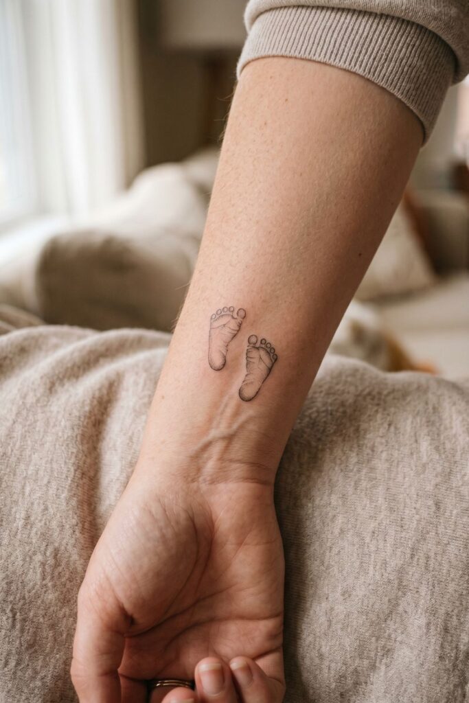 Baby Footprints Tattoo