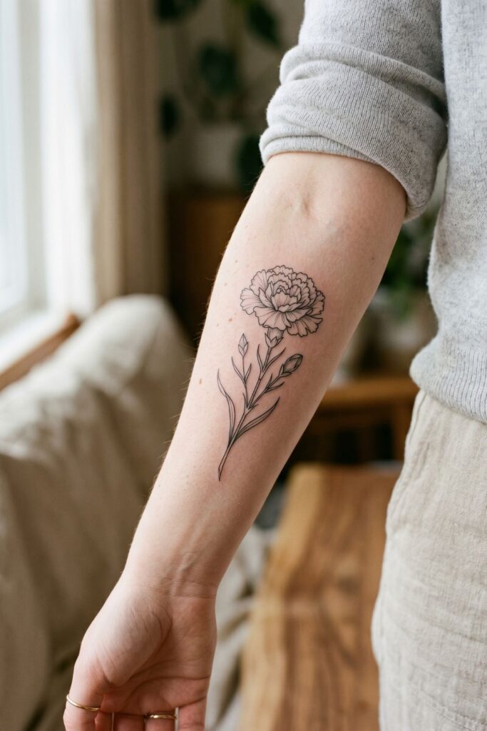 January — The Carnation
