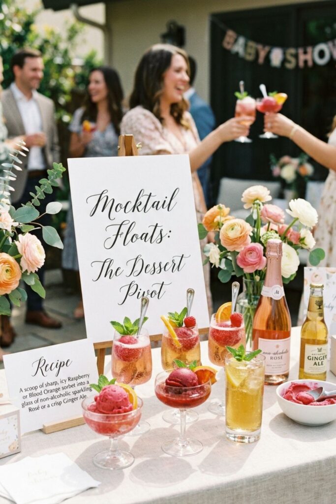 Mocktail Floats (The Dessert Pivot)