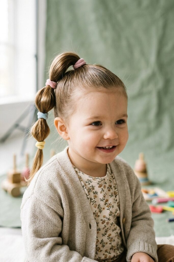 The Double Bubble Ponytail