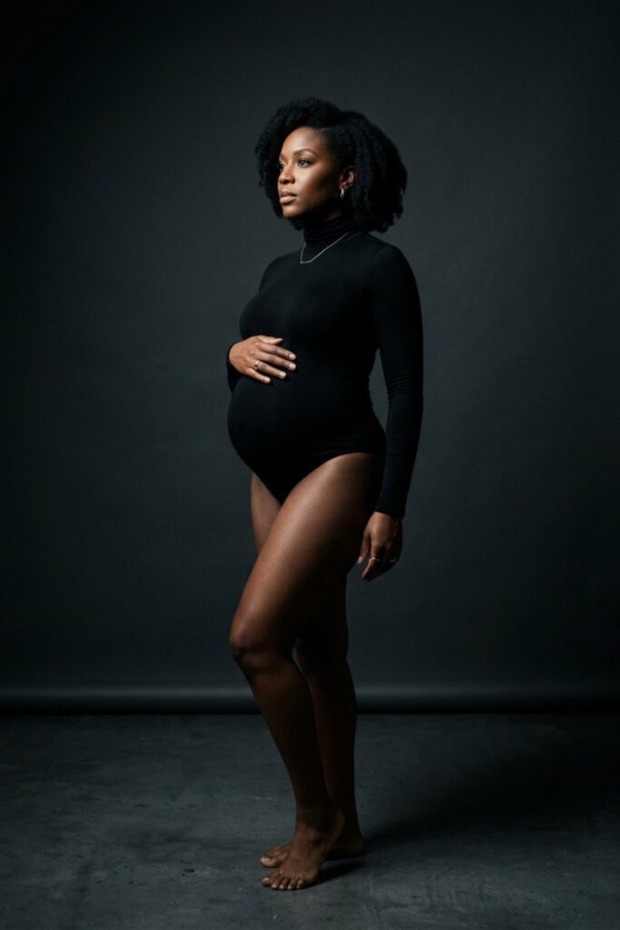 The Black Bodysuit Silhouette