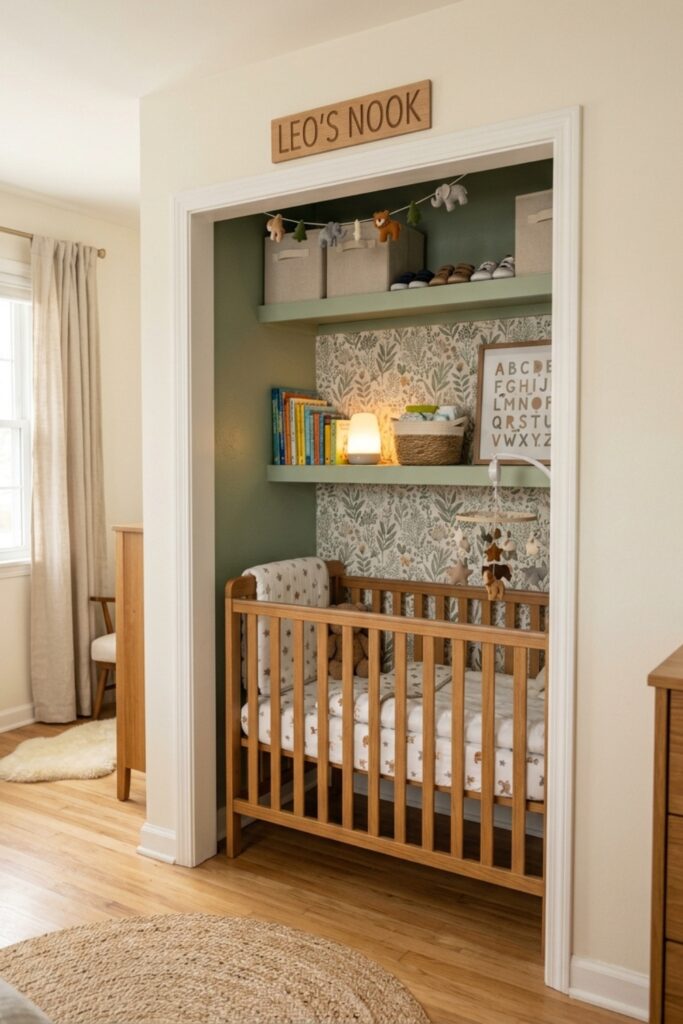 The Closet to Nursery Conversion