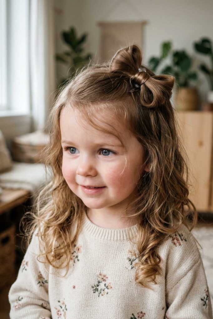 The Half-Up Hair Bow