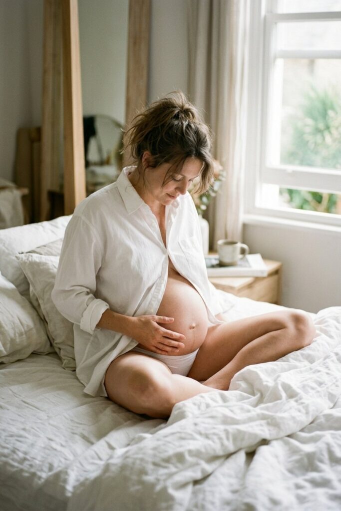 The Oversized Button-Down in Bed