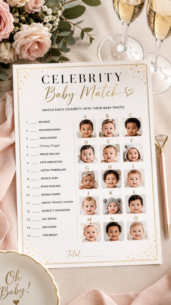 Celebrity Baby Match