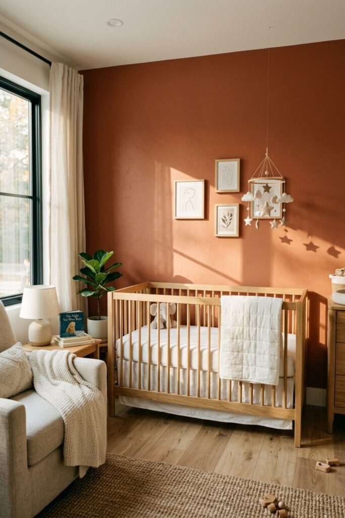 Warm Terracotta Walls