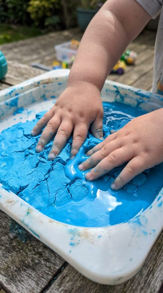 Cornstarch and Water Slime