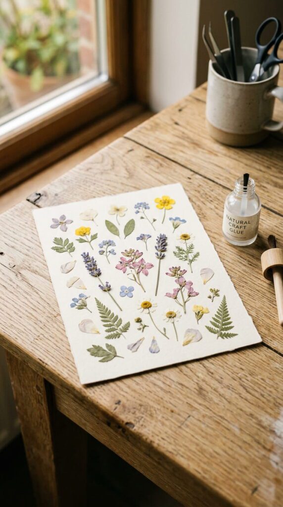 Flower Press and Collage