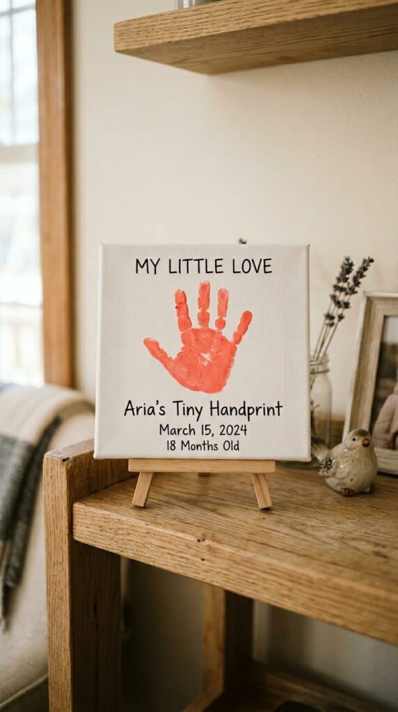 Summer Memory Handprint Canvas