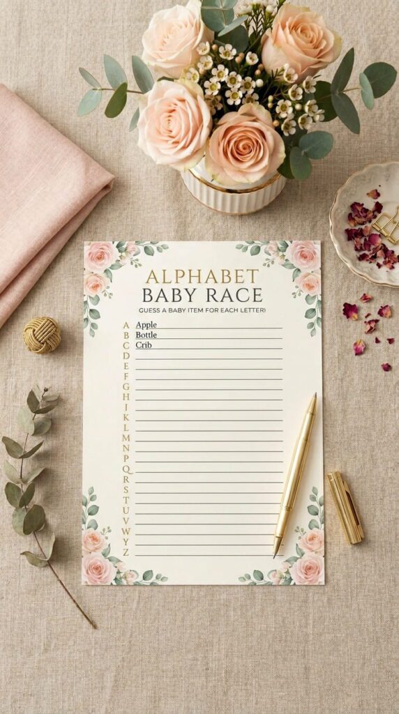 Alphabet Baby Race