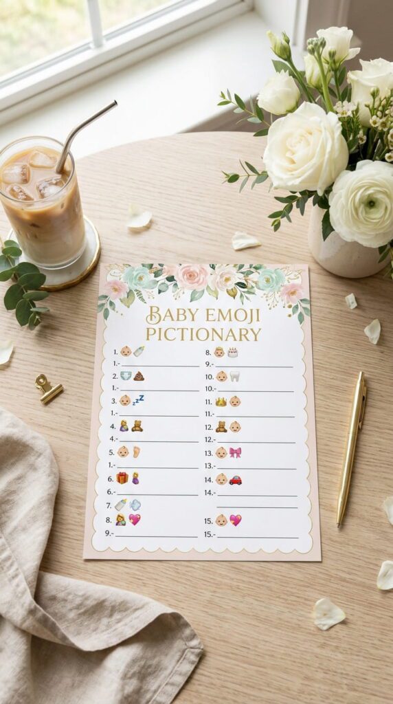 Baby Emoji Pictionary