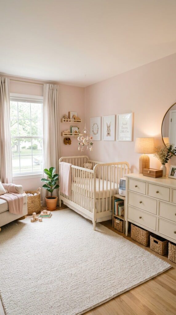 Blush and Cream Nursery