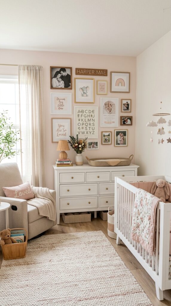 Gallery Wall with Family Photos
