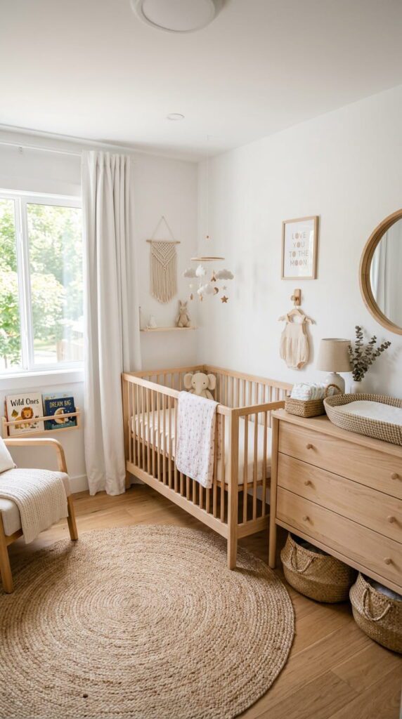 Natural Wood and White Decor