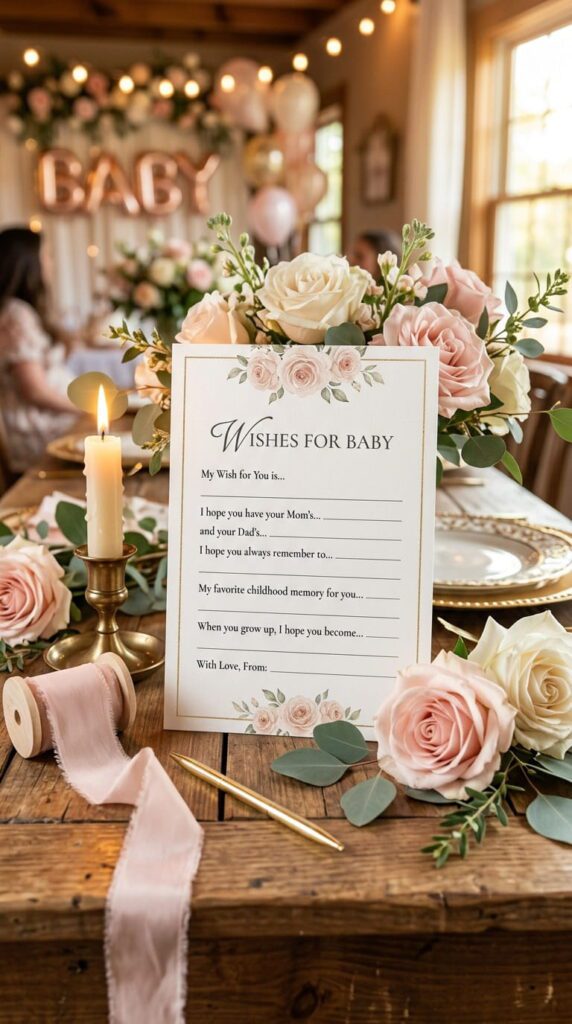 Wishes for Baby Printable
