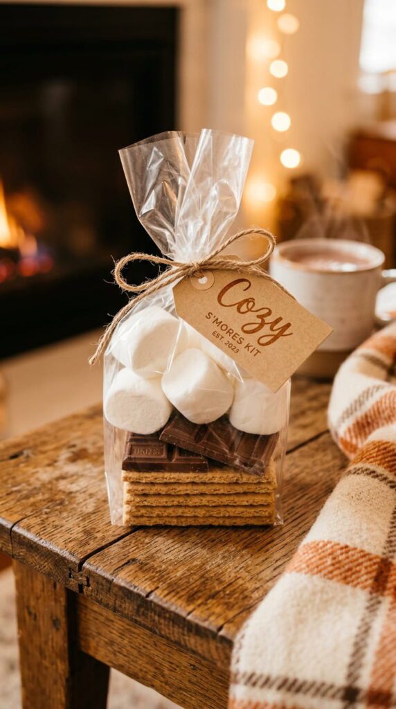 Personalized "Cozy" S'mores Kits