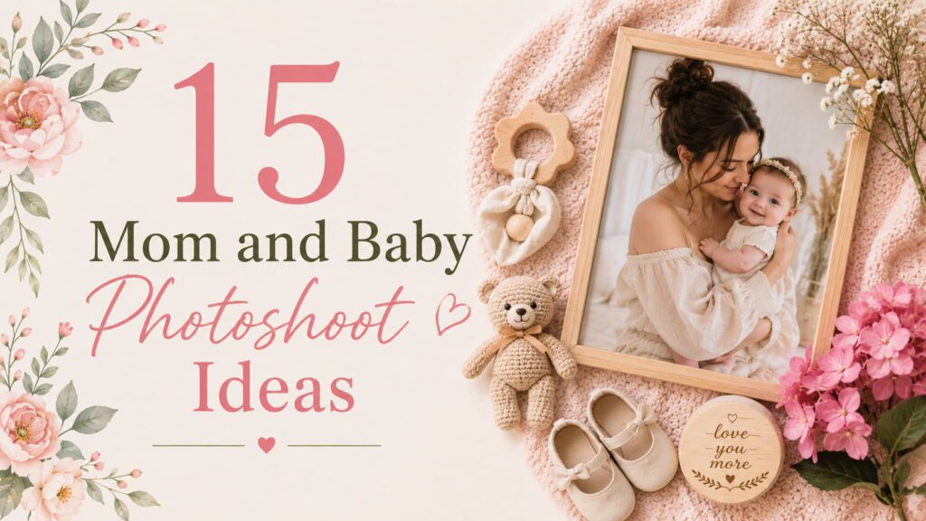 15 Mom and Baby Photoshoot Ideas