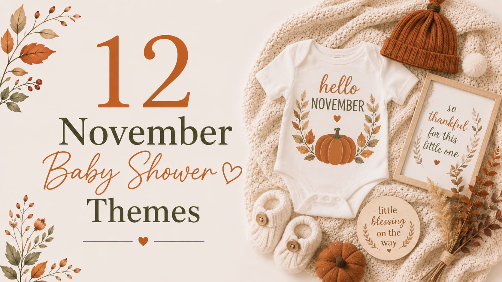 12 November Baby Shower Themes