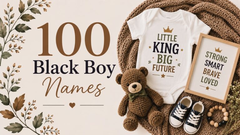 Black Boy Name Ideas