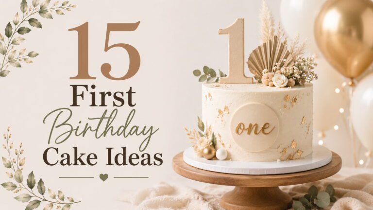 First birthday cake ideas