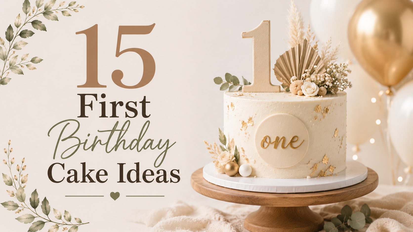 First birthday cake ideas