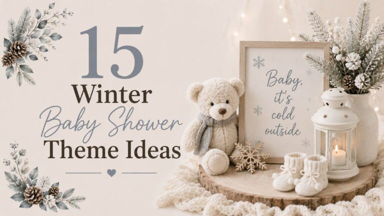 winter baby shower theme ideas