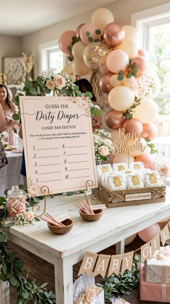 Dirty Diaper Candy Bar Game