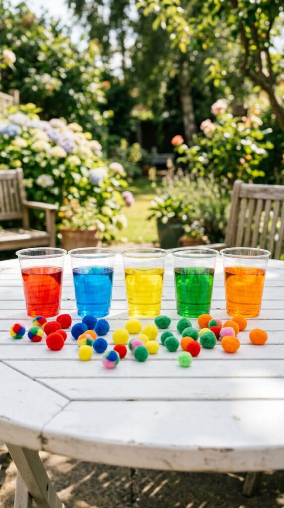 Colour Sorting Water Play