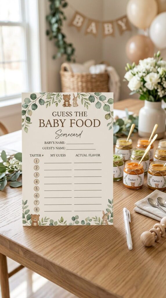 Guess the Baby Food