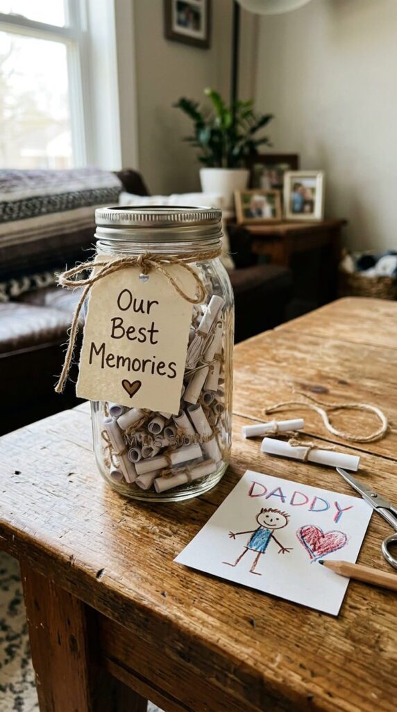 Memory Jar with Drawings