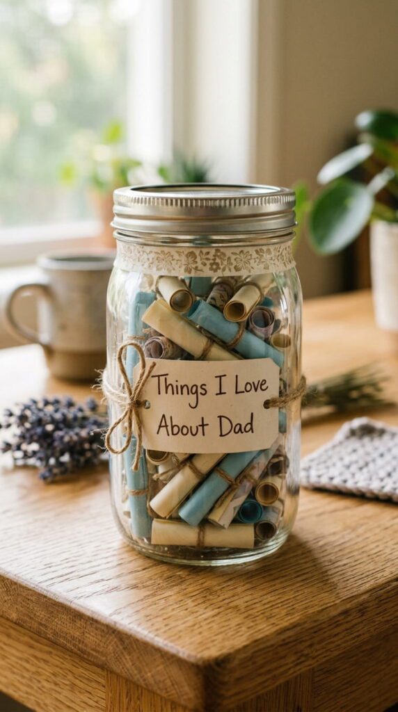 "Things I Love About Dad" Jar
