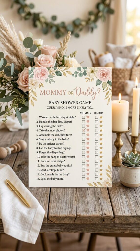 Mommy or Daddy?