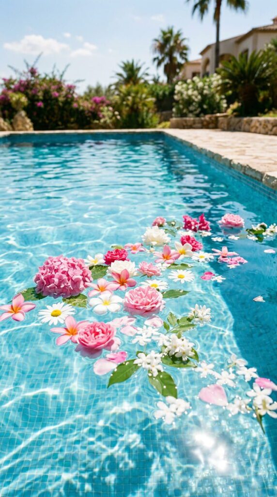 Floating Floral Installations