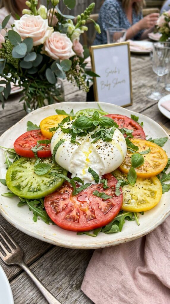 Heirloom Tomato and Burrata Salad