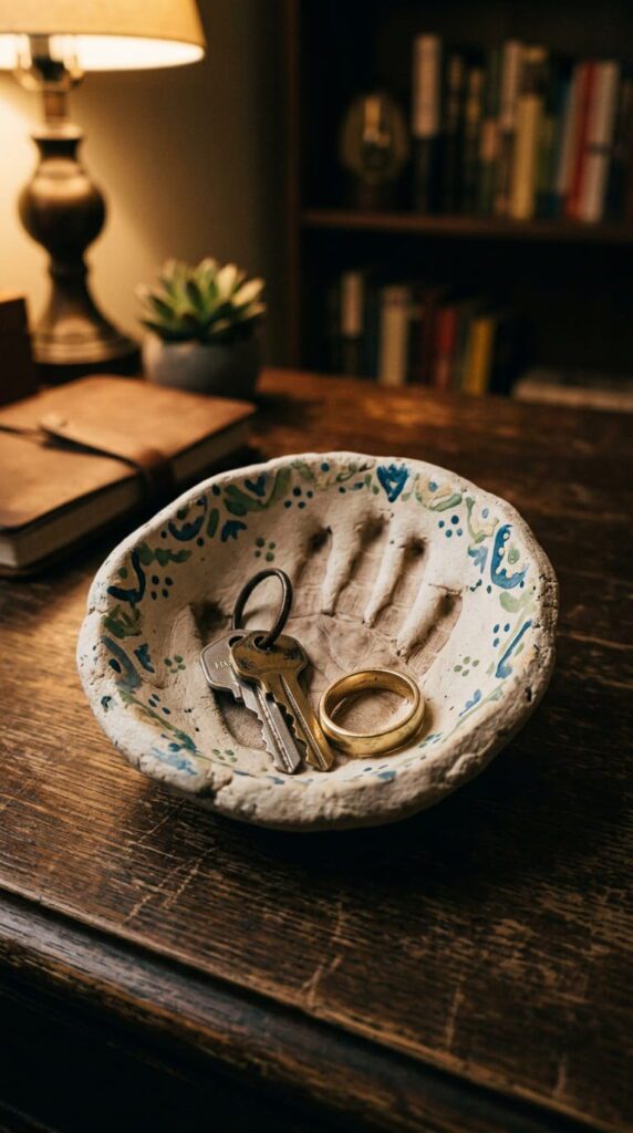 Salt Dough Handprint Bowl