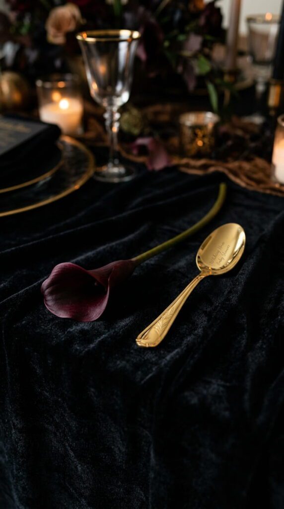 Black Velvet & Gold