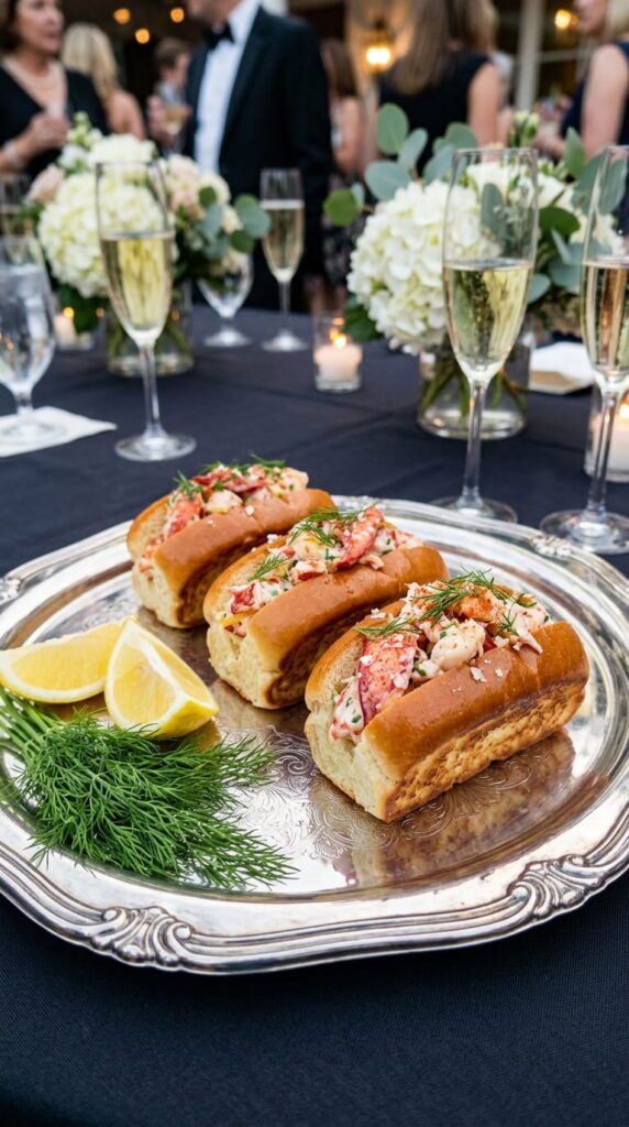 Miniature Lobster Rolls and Sliders
