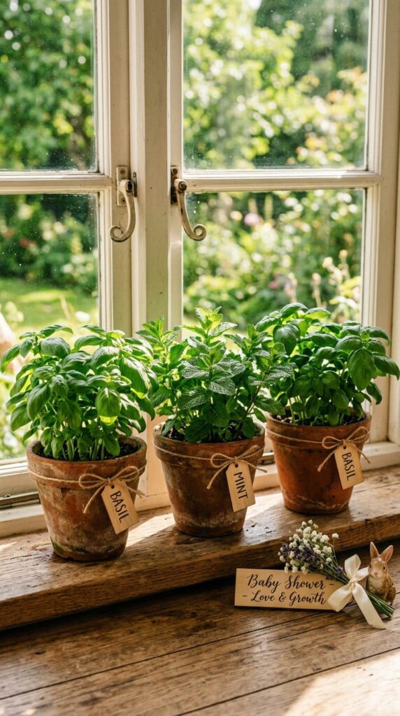 Potted Summer Herbs