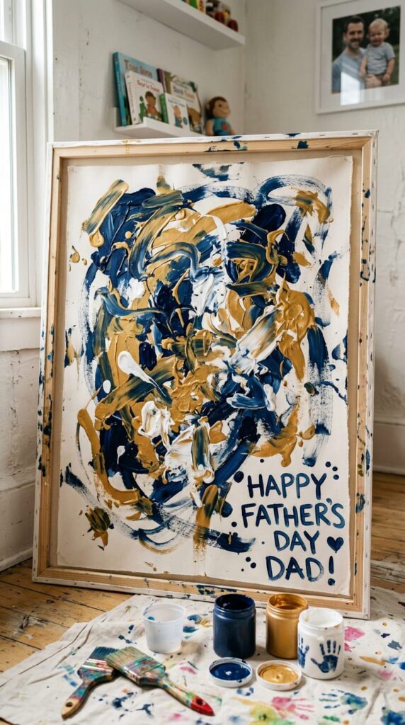 Painted Canvas Abstract Art