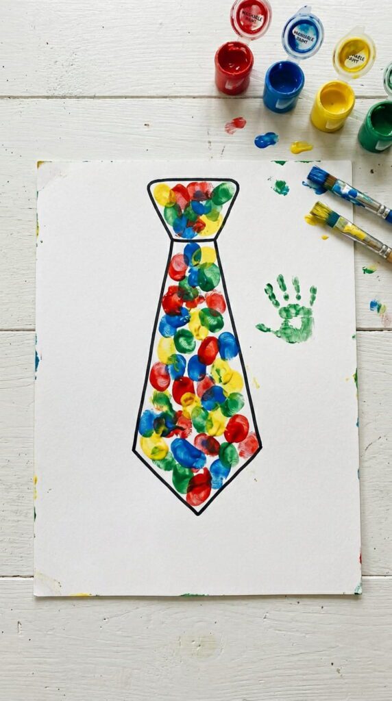 Fingerprint Tie Artwork