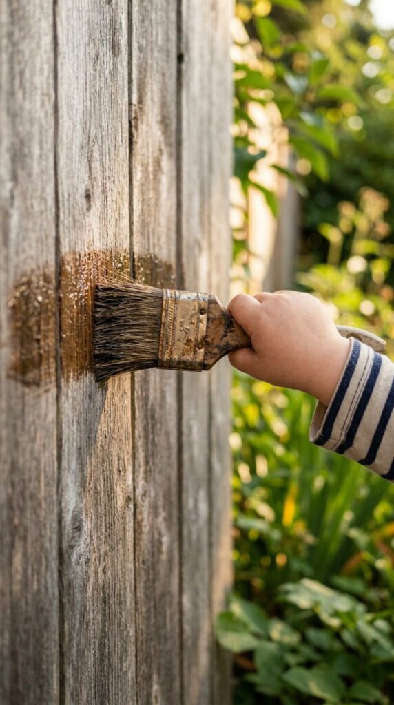 Painting the Fence with Water