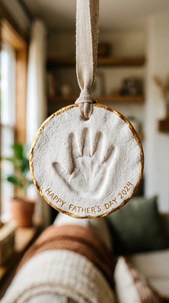 Salt Dough Handprint Ornament