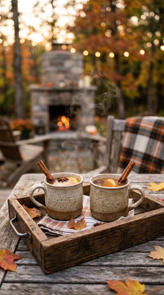 Warm Cider and Spiced Chai Bar