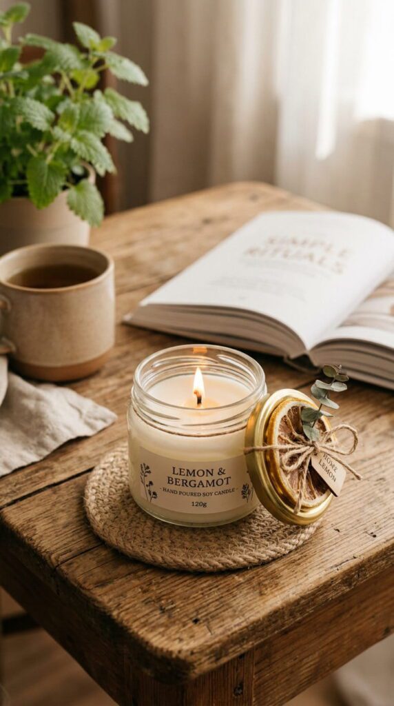 Hand-Poured Citrus Candles