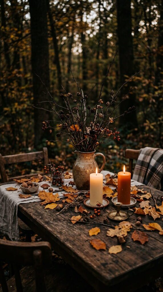 "Fall in Love" Rustic Woodland